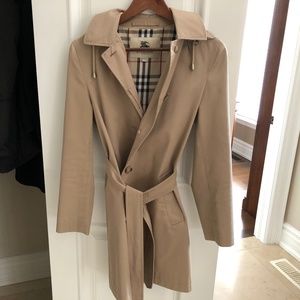 Burberry Natasha Trench with Detachable Collar